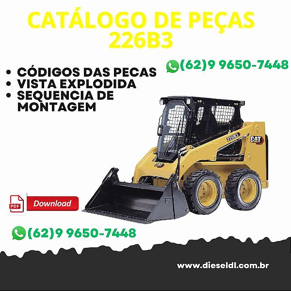 CATÁLOGO DE PEÇAS 226B3 MINI CARREGADEIRA   CAT