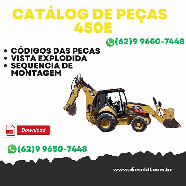 CATÁLOGO DE PEÇAS RETROESCAVADEIRA 450E   CAT