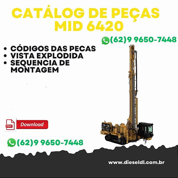 CATÁLOGO DE PEÇAS PERFURATRIZ ROTATIVA MD6420   CAT