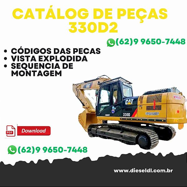 CATÁLOGO DE PEÇAS ESCAVADEIRA  330D2 L  CAT