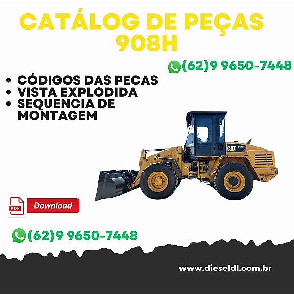 CATÁLOGO DE PEÇAS CARREGADEIRA  908H   CAT