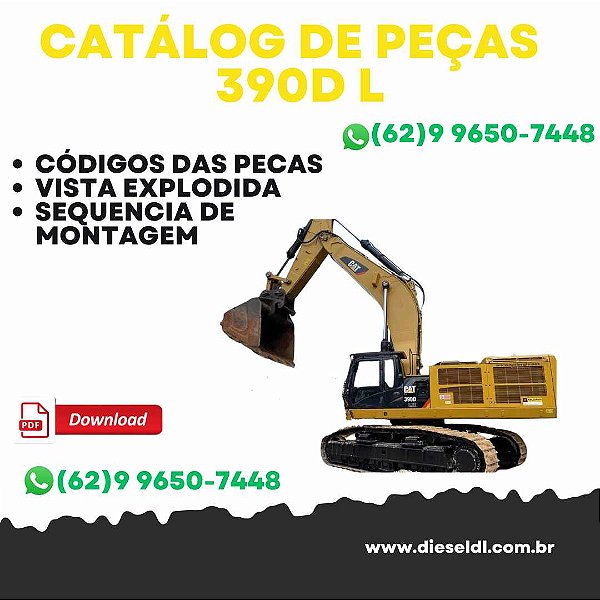 CATÁLOGO DE PEÇAS ESCAVADEIRA 390D LCAT
