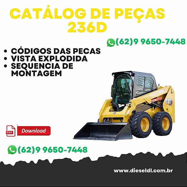 CATÁLOGO DE PEÇAS MINI CARREGADEIRA 236D  CAT