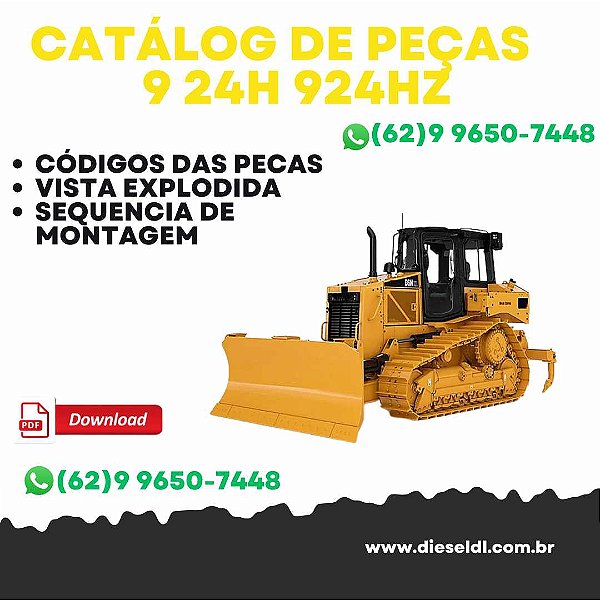 CATÁLOGO DE PEÇAS CARREGADEIRA 924H 924HZ  CAT