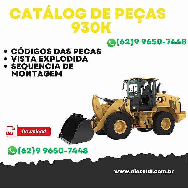 CATÁLOGO DE PEÇAS CARREGADEIRA 930K   CAT