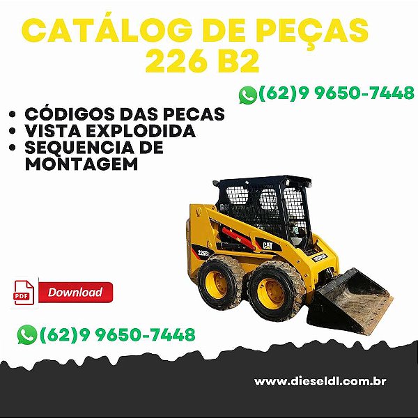 CATÁLOGO DE PEÇAS MINI CARREGADEIRA 226B2   CAT