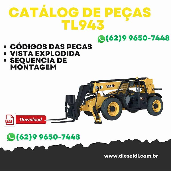 CATÁLOGO DE PEÇAS  TL943 MANIPULADOR CAT