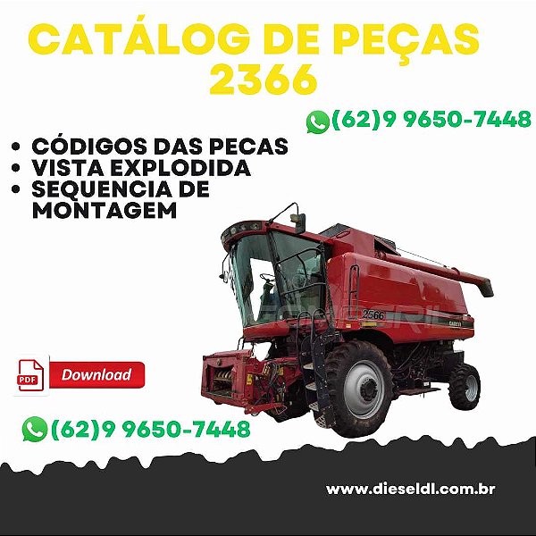 CATÁLOGO DE PEÇAS COLHEITADEIRA 2366 CASE