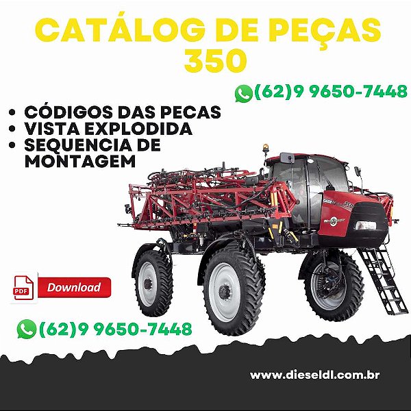CATÁLOGO DE PEÇAS PULVERIZADOR PATRIOT 350 CASE