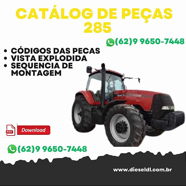 CATÁLOGO DE PEÇAS TRATOR MAGNUM MX285  CASE