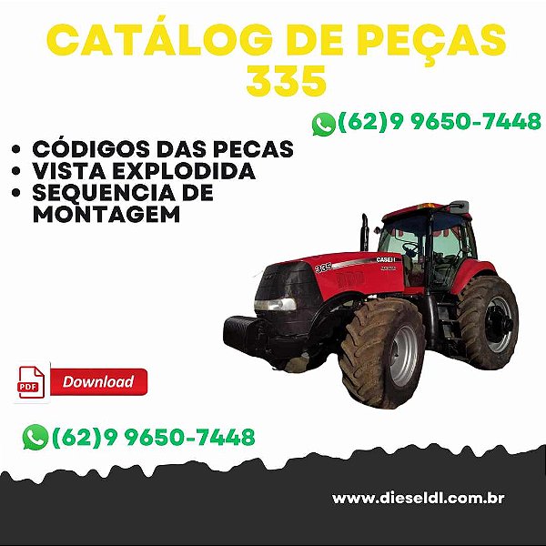 CATÁLOGO DE PEÇAS TRATOR MAGNUM 335 CASE