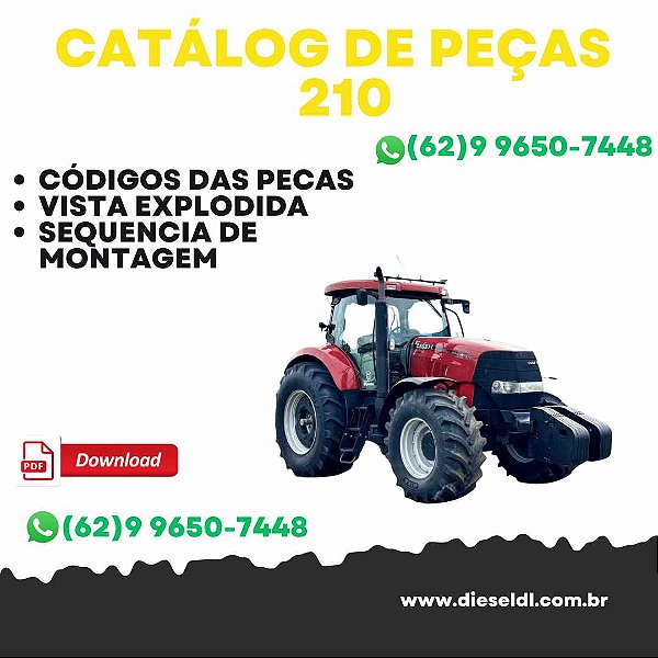 CATÁLOGO DE PEÇAS TRATOR  PUMA 210 CASE