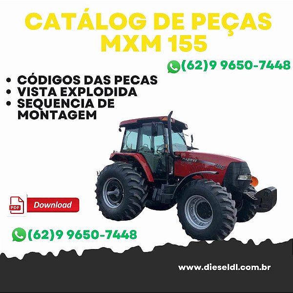 CATÁLOGO DE PEÇAS TRATOR  MXM 155 CASE