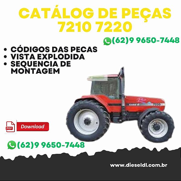 CATÁLOGO DE PEÇAS TRATORES MAGNUM 7210 7220 CASE