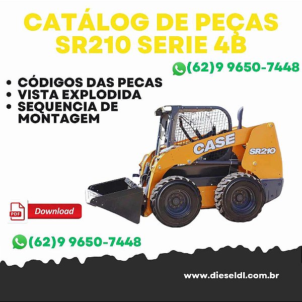 CATÁLOGO DE PEÇAS  MINICARREGADEIRA SR210 SERIE 4B CASE