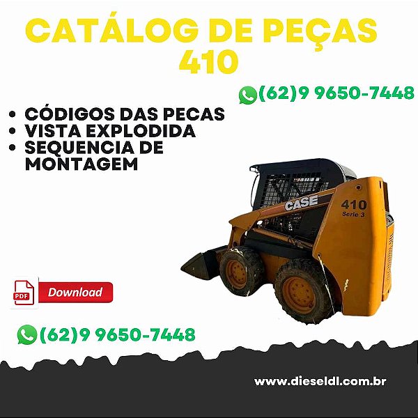 CATÁLOGO DE PEÇAS  MINICARREGADEIRA 410 SERIE 3 CASE