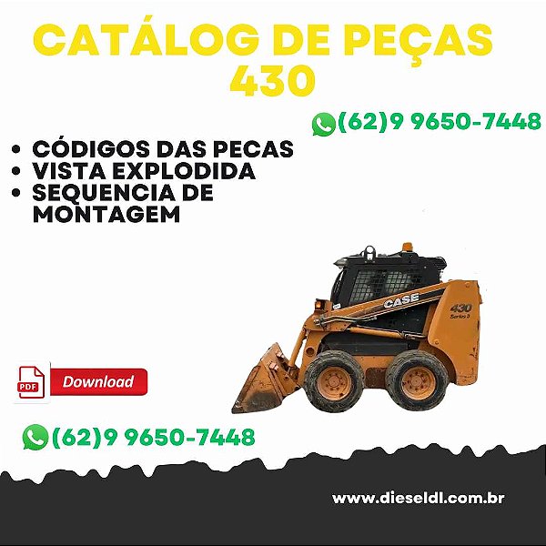 CATÁLOGO DE PEÇAS  MINICARREGADEIRA 430 SERIE 3 CASE