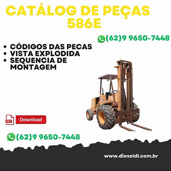CATALOGO DE PEÇAS EMPILHADEIRA 584E 585E 586E CASE