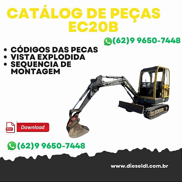 CATÁLOGO DE PEÇAS MINI ESCAVADEIRA EC20B VOLVO