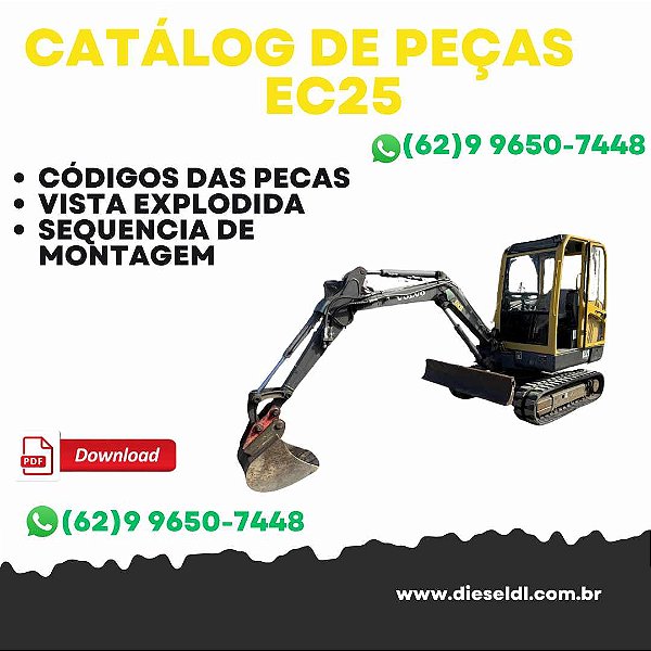 CATÁLOGO DE PEÇAS MINI ESCAVADEIRA EC25 VOLVO