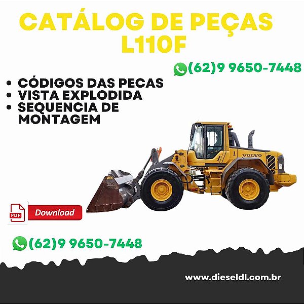 CATÁLOGO DE PEÇAS ESCAVADEIRA L110F VOLVO