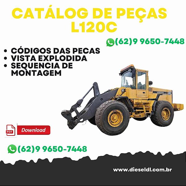 CATÁLOGO DE PEÇAS ESCAVADEIRA L120C VOLVO