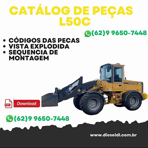 CATÁLOGO DE PEÇAS ESCAVADEIRA L50C  VOLVO