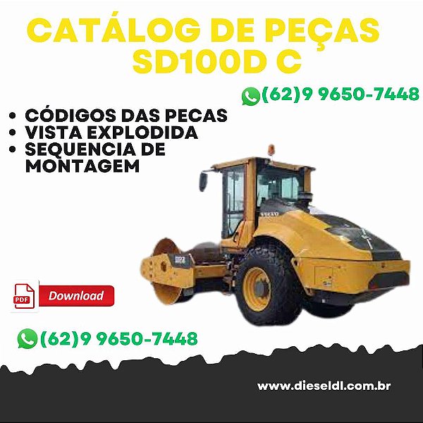 CATÁLOGO DE PEÇAS ROLO COMPRESSOR SD100D C  VOLVO