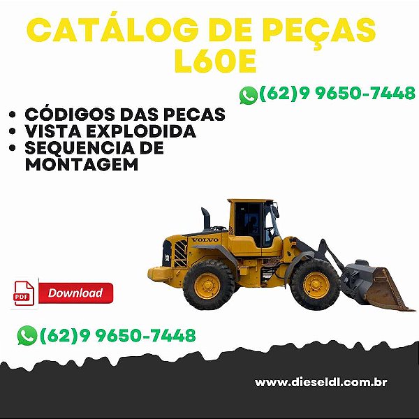 CATÁLOGO DE PEÇAS CARREGADEIRA L60E - VOLVO