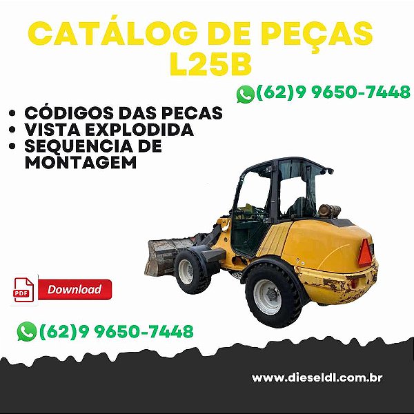 CATÁLOGO DE PEÇAS CARREGADEIRA L25B  VOLVO