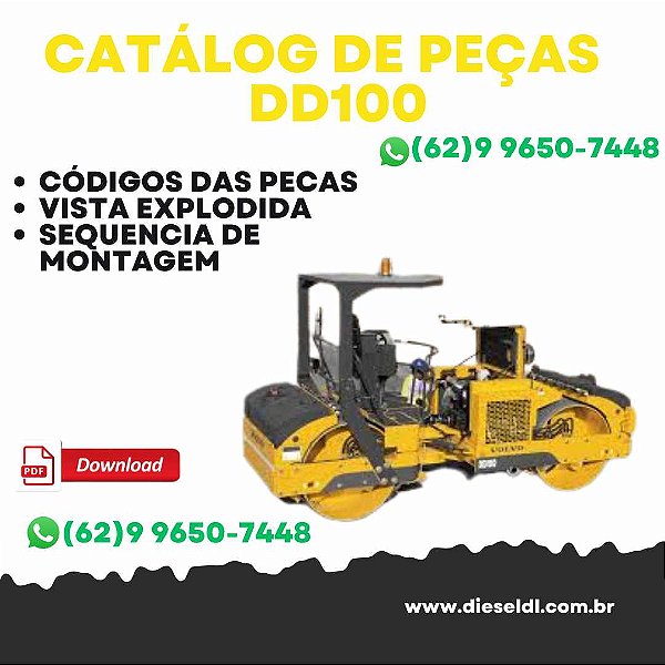 CATÁLOGO DE PEÇAS ROLO COMPRESSOR DD100  VOLVO