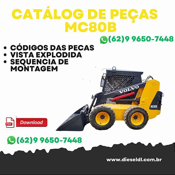 CATÁLOGO DE PEÇAS MINI CARREGADEIRA MC80B VOLVO