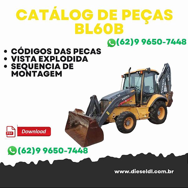 CATÁLOGO DE PEÇAS RETROESCAVADEIRA BL60B VOLVO