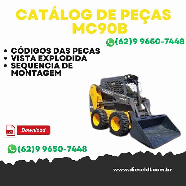 CATÁLOGO DE PEÇAS MINI CARREGADEIRA MC90B  VOLVO