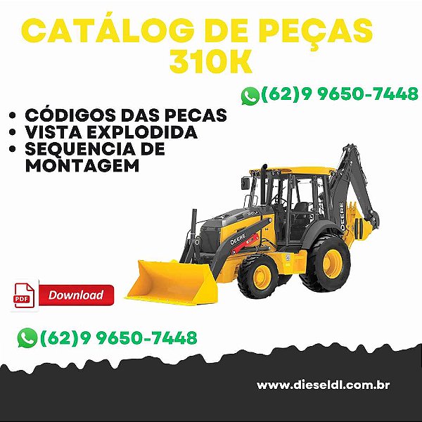 CATÁLOGO DE PEÇAS RETROESCAVADEIRA 310K  JOHN DEERE