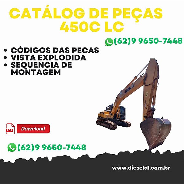 CATÁLOGO DE PEÇAS ESCAVADEIRA 450C LC JOHN DEERE