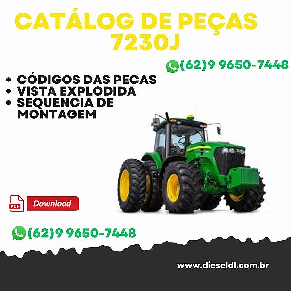 CATÁLOGO DE PEÇAS TRATOR  7230J JOHN DEERE