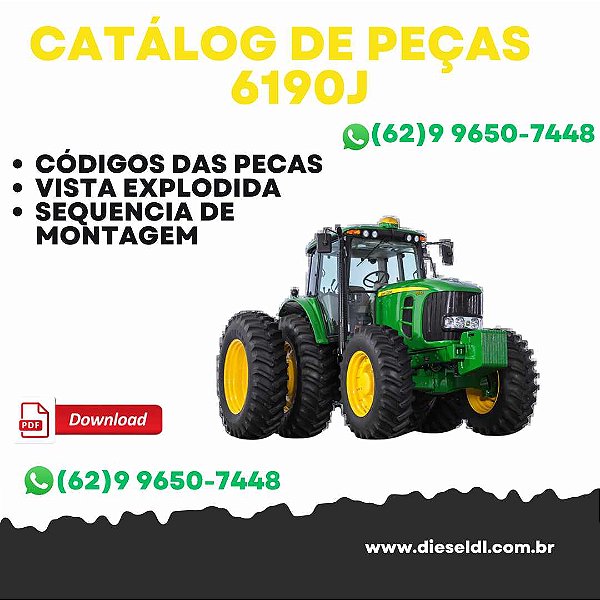 CATÁLOGO DE PEÇAS  TRATOR  6190J JOHN DEERE
