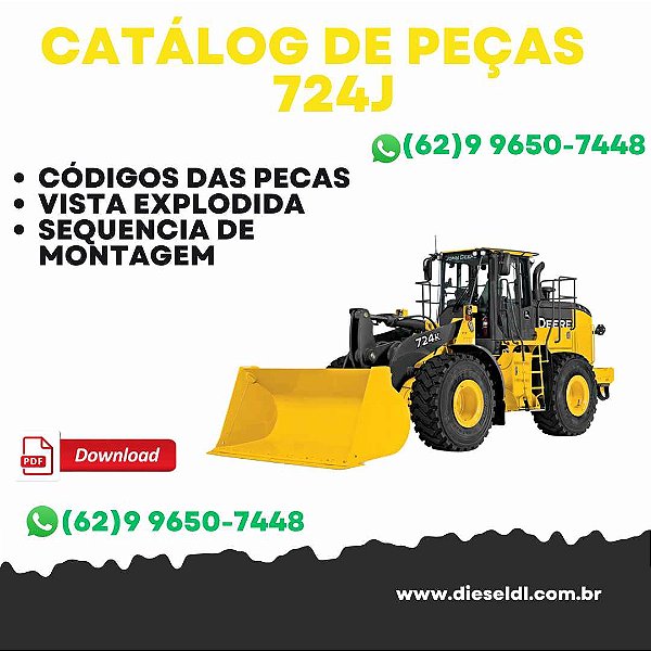 CATÁLOGO DE PEÇAS  CARREGADEIRA 724J JOHN DEERE