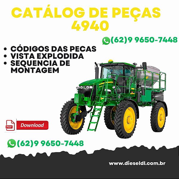 CATÁLOGO DE PEÇAS  4940 PULVERIZADOR JOHN DEERE