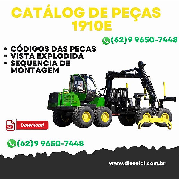 CATÁLOGO DE PEÇAS  FORWARDER 1910E  JOHN DEERE