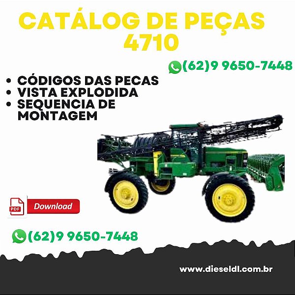 CATÁLOGO DE PEÇAS   PULVERIZADOR  4710  JOHN DEERE