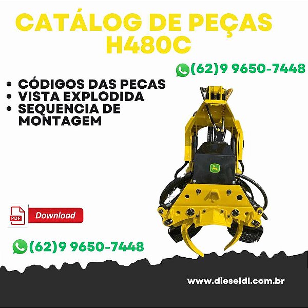 CATÁLOGO DE PEÇAS CABEÇOTE DE COLHEITA H480C JOHN DEERE