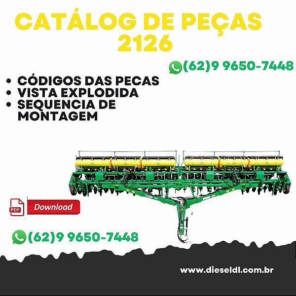 CATÁLOGO DE PEÇAS PLANTADEIRA 2126  JOHN DEERE
