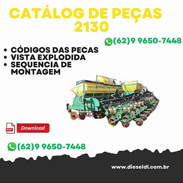 CATÁLOGO DE PEÇAS PLANTADEIRA 2130 JOHN DEERE