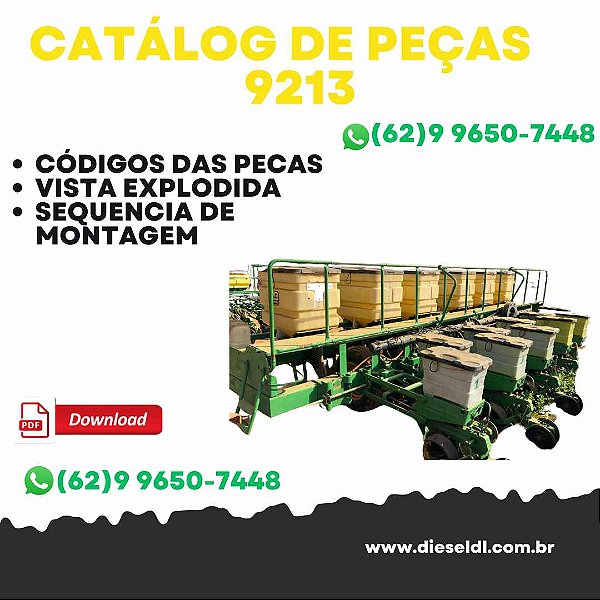 CATÁLOGO DE PEÇAS PLANTADEIRA 9209 9211 9213 9215 9218 JOHN DEERE