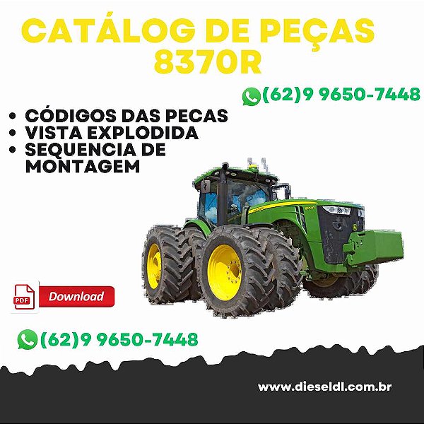 CATÁLOGO DE PEÇAS TRATOR 8370R JOHN DEERE