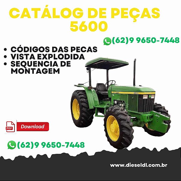 CATÁLOGO DE PEÇAS TRATORES 5600 5700 JOHN DEERE