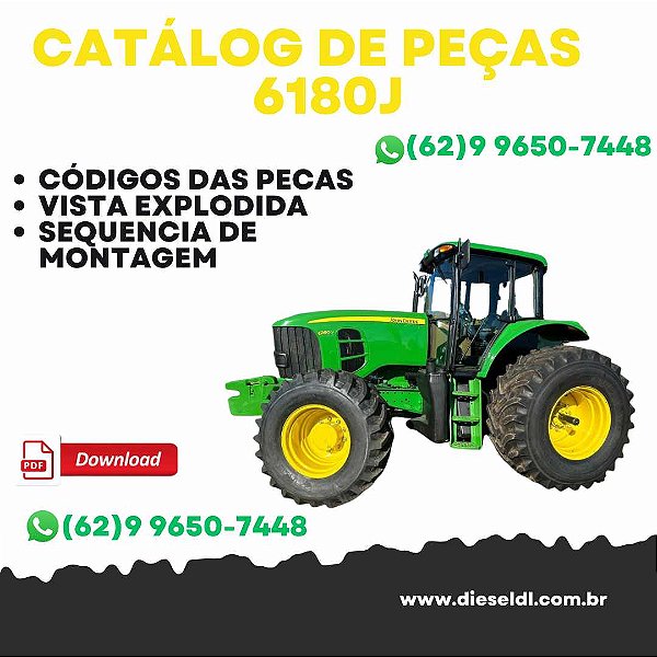 CATÁLOGO DE PEÇAS TRATOR 6180J JOHN DEERE