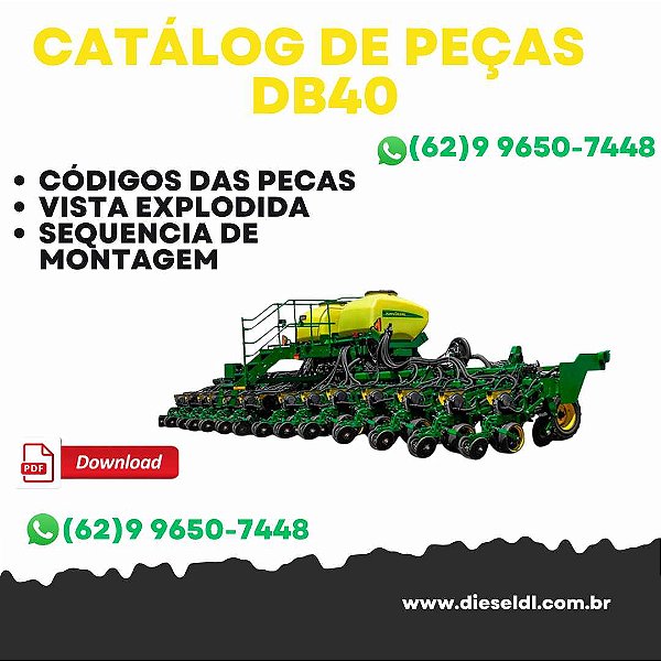 CATÁLOGO DE PEÇAS PLANTADEIRA DB40 JOHN DEERE